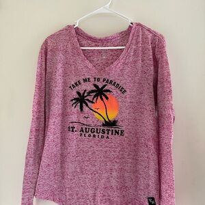 Pink Paradise Graphic Women's Top